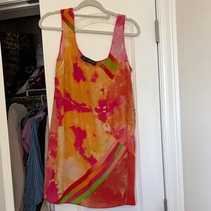 Versace Pink and Orange dress